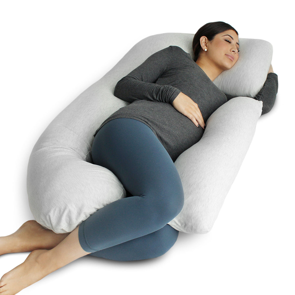 12FT Comfort U Pillow Only Full Body Back Support Maternity Pregnancy U- pillow 