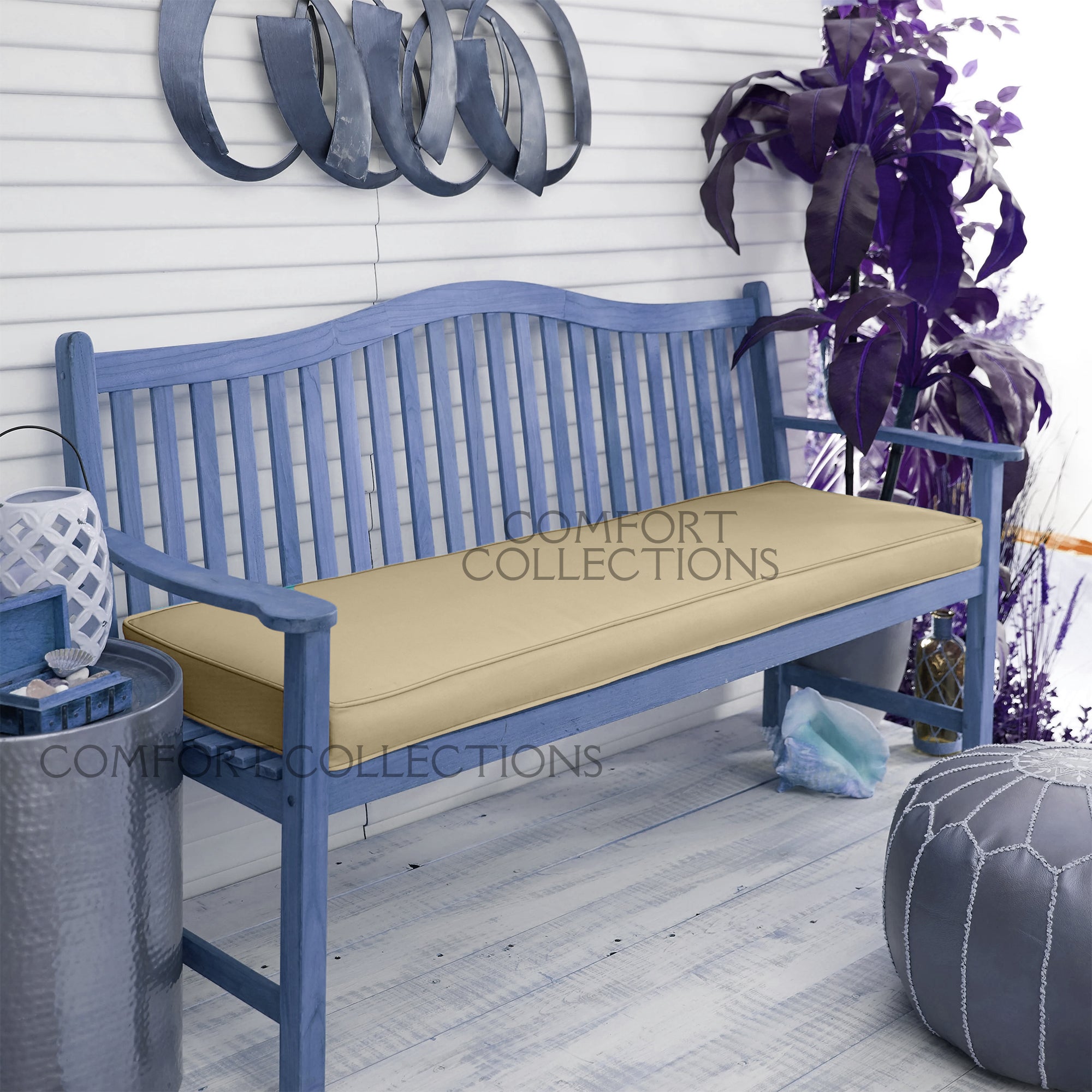 Waterproof bench cushions for outdoor furniture sale